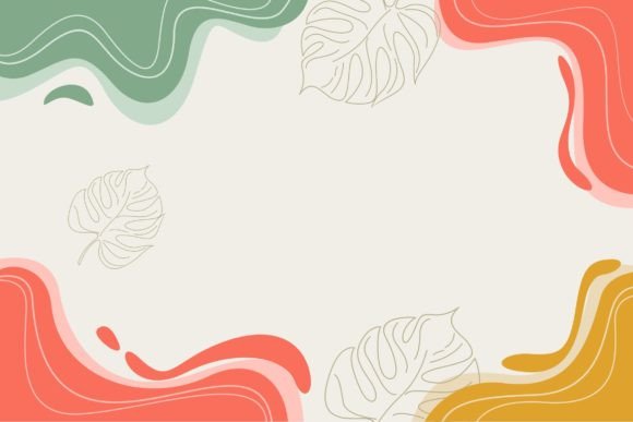 Download Hand Drawn Abstract Aesthetic Background - Aesthetic background Collection