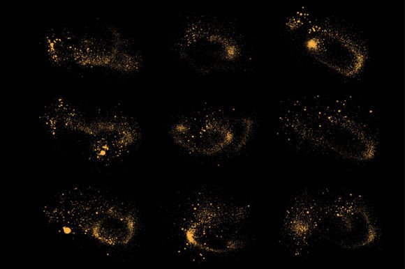 Download Abstract Gold Glitter Luxury Festive Set - Premium Resources