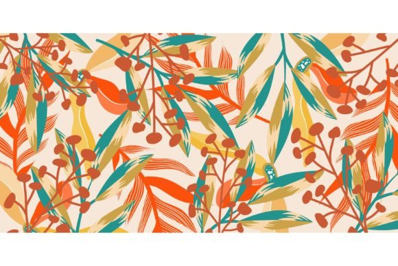Download Abstract Aesthetic Background Boho Leaf - Aesthetic background Collection